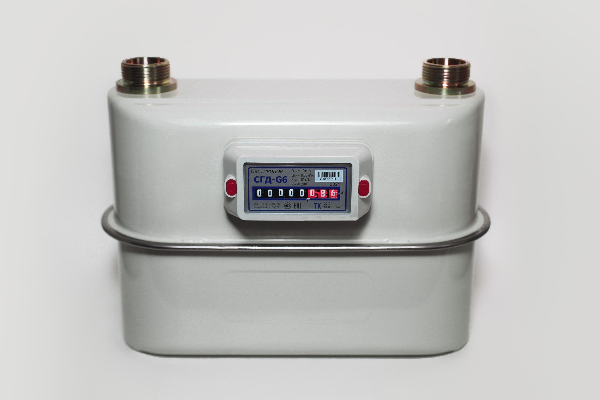 Счетчик газа СГД G6ТК (аналог ВК (BK) G6 Т 250 мм)
